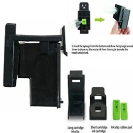 ANG for H.p. Ink Suction Tool Refill KIT for Printer Cartridge Cleaning 803 805 662 680 702 703 704 801 802 818 850 851 854 857 860 861 900 901 etc. for Both Black and Color Cartridge with Syringe