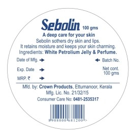 Sebolin Lip & Dry Skin Care Winter Cream (100 GRAMS)