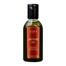 Jiva Jatyadi Oil 60ml | 100% Ayurvedic Formulation | Heals Wounds & Stops Bleeding | Purifies Blood, Disinfects Wounds & Aids In Tissue Healing | Suitable For All Types Of Wounds (Pack of 2)