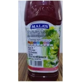 MALAS Strawberry Crush Thick Liquid, 1000Ml, Pack of 1