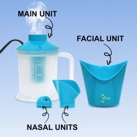 RCSP Vaporizer Machine for Steam Inhalation 3 In 1 For Cold and Cough (Green)