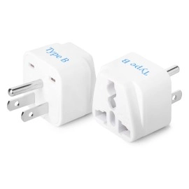 Ceptics India us Converter Plug, India to USA, Jap..