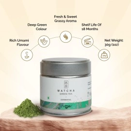 Chymey Japanese Matcha Green Tea Powder | 100% Pure & Authentic (Ceremonial Grade), 30 grams