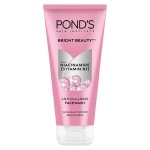 POND\'s Bright Beauty Anti-Dullness & Brightening Facewash With Niacinamide | For Glass-Skin Like Shine And With 4X Visibly Brighter Skin 200Gm