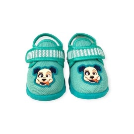 Coolz Kids Chu-Chu Sound Musical First Walking shoes Star-1 for Baby Boys and Baby Girls for 9-24 Months (Sea Green, 18_months)