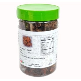 LJL Traders Star Anise Whole | Chakri Phool | Badhiyan Fool | Natural Aromatic and Organic Spice -100gm