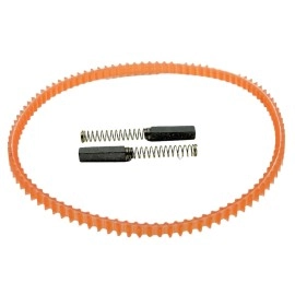 ZENITH Sewing Machine Motor Belt (Nylon) and Carbon Set for Domestic Sewiing machine Motors. SIZE 115 mm / 4.5 Inch Diameter Nylon (4) 4 BELTS and 8 CARBON SET