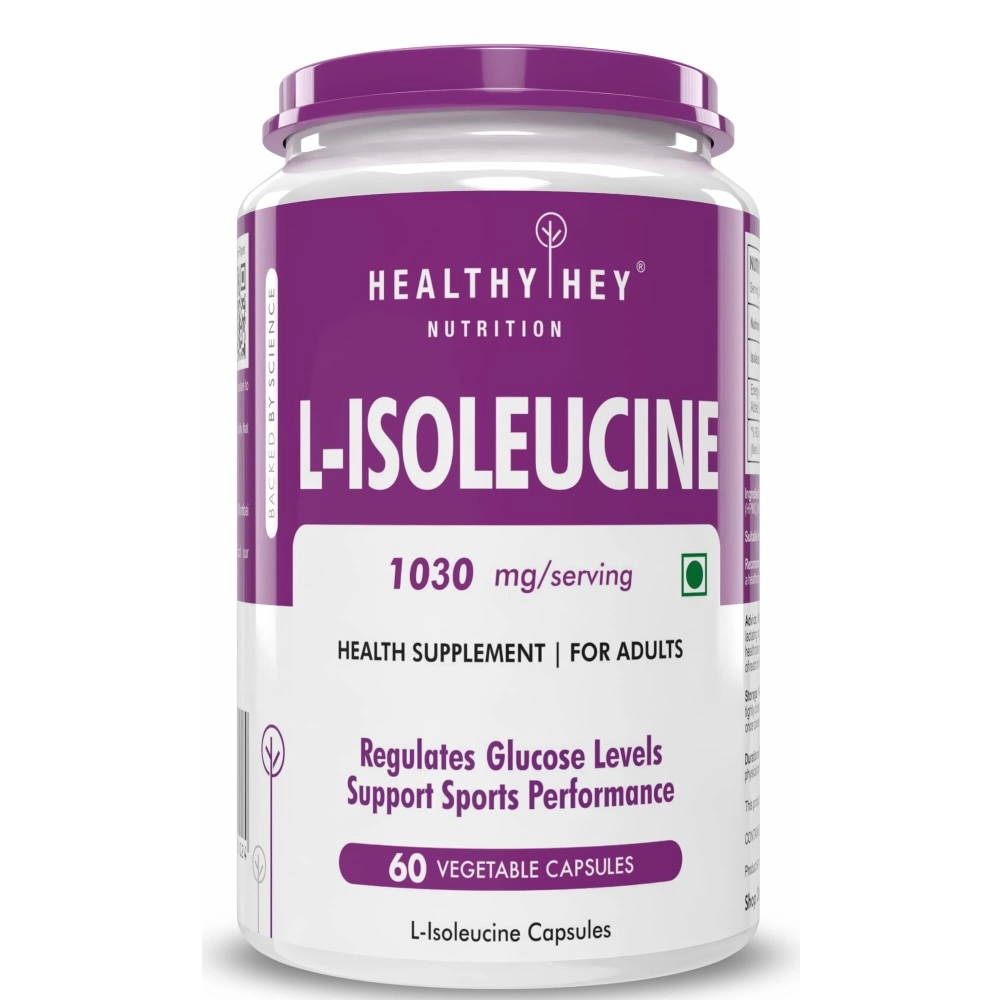 HealthyHey Nutrition L-Isoleucine Capsule 60 Capsules