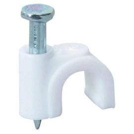 Elegant Casa Plastic Circle Cable Clip Hook with G..