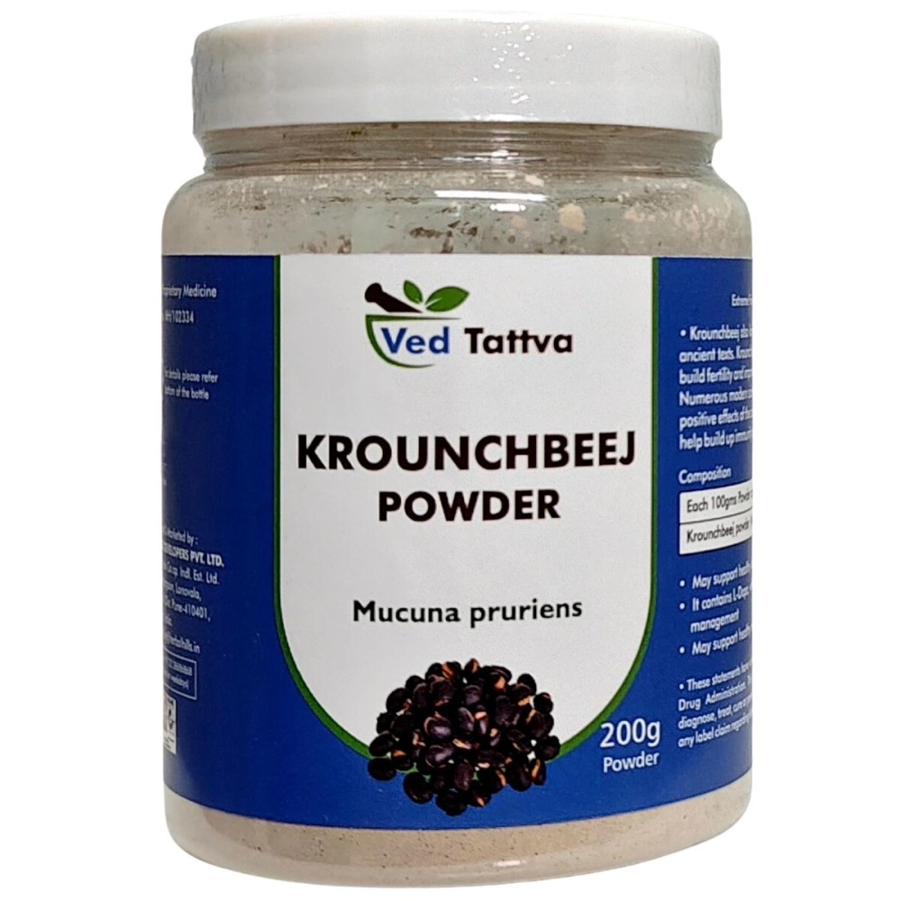 Ved Tattva Organic Krounchbeej, Kaunch Beej Powder - 200g