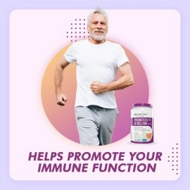 Healthy Hey Nutrition Probiotics 50 Billion CFU Multi- Strains, 60 Veg. Capsules, Targeted Release Technology, Stomach Acid Resistant, No Need for Refrigeration, Non-GMO, Gluten-Free