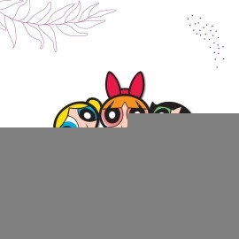 Bhai Please The Powerpuff Girls Wooden Fridge Magnet (Pack of 1) Fun Comic Character Gift and Decoration