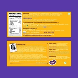 Early Foods Biscuits Combo Pack of 2 - Jowar & Dry Fruits Millet Jaggery Cookies X 2, 150g Each | Sugar Free Biscuits