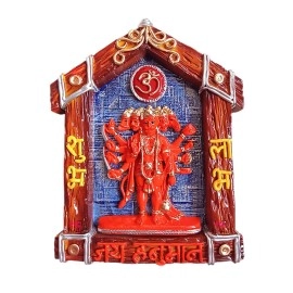 MAG panchmukhi hanumanji murti/hanumanji for Door/Hanuman Idol in Orange