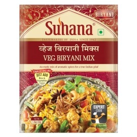 Suhana Biryani Combo of 8 - Chicken Biryani 50g x 4, Veg Biryani 50g x 4