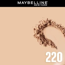 Maybelline New York Fit Me Shade 220 Natural Beige, Matte Compact Powder For Oily Skin, 8G - Powder That Protects Skin From Sun, Absorbs Oil, Sweat And Helps You To Stay Fresh For Upto 12Hrs.