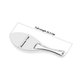 Kanshita\'s Rasoiware Stainless Steel Serving Spoon for Rice & Pulao | Durable, Easy-to-Clean & Multi-Purpose Kitchen Ladle