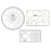 KHYATI Plastic Pro Circle with 25 Circles, Hyperbola- Parabola Template, Geometry Template, Drafting Scale Ruler Very Useful to Architect, Engineering Students, Office Employee (Set of 3)