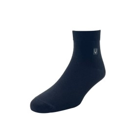 Allen Solly Men\'S Cotton Quarter Length Socks (Pack Of 3) - Black