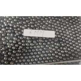 OMX 100 Pieces of Steel Bearing Balls (SS 304 Material) - Iron Balls (6MM)