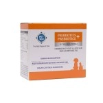 PET360 PROBIOTICS + PREBIOTICS Gut Wellness Formula for Dogs & Cats - 10 Sachets | 2.5 Billion CFU Yeast + 150 Million Lactic Acid Bacilli with MOS & FOS for Improved Digestion & Control Diarrhoea