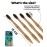 SavSea Soft Charcoal bamboo toothbrush - 8 pcs | Biodegradable bamboo toothbrush with medium bristles