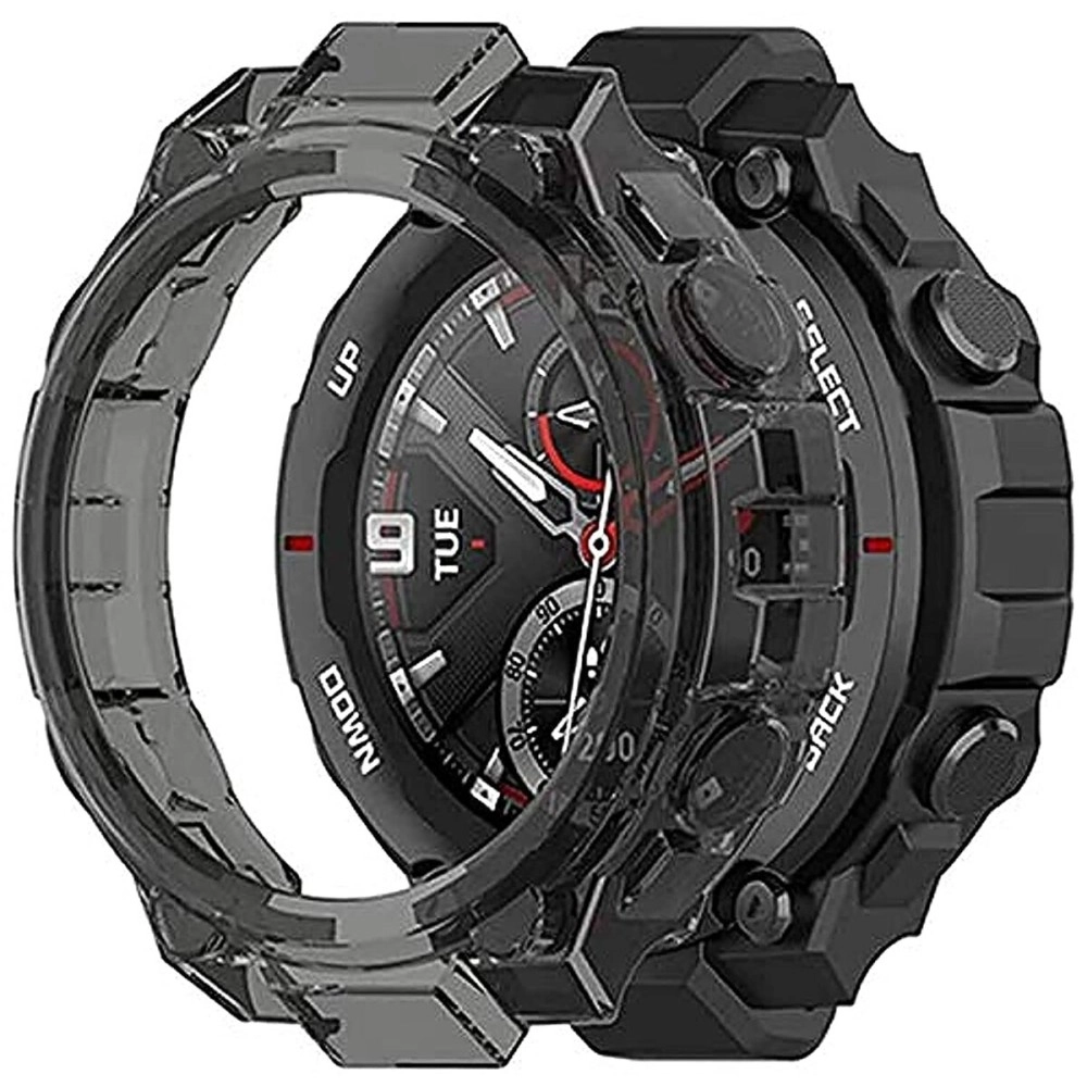 M.G.R.J Soft & Flexible TPU Case Cover for Amazfit T Rex/Amazfit T-Rex Pro (Black)