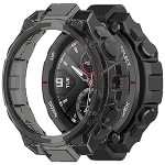 M.G.R.J Soft & Flexible TPU Case Cover for Amazfit T Rex/Amazfit T-Rex Pro (Black)