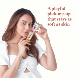 Wottagirl Mandarin Twist Body Splash for Women | Fruity Floral Fragrance with Orange, Raspberry, Jasmine & Vanilla | Long-Lasting Freshness | 135ml