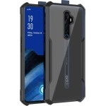 SHINESTAR Oppo Reno 2F / Reno 2z Back Cover Case | Ultra Thin 360 Degree Protection | Crystal Clear Tranparent Bumper Back Cover Case for Oppo Reno 2z / Reno 2F Mobile -Black