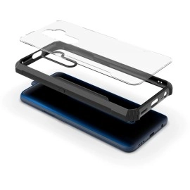 SHINESTAR Oppo Reno 2F / Reno 2z Back Cover Case | Ultra Thin 360 Degree Protection | Crystal Clear Tranparent Bumper Back Cover Case for Oppo Reno 2z / Reno 2F Mobile -Black