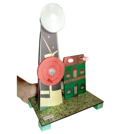 StepsToDo Wind Turbine Science Kit. Windmill Making Kit for Students. Electricity from Flowing Air. Science Teaching and Learning Aid