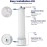 Shapure Leak Proof Membrane Housing Made of Food Grade Material with 3 Piece Elbow, Teflon Tape for All Domestic Brand RO Water Purifier | White