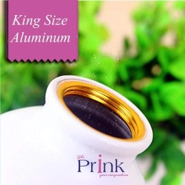 Prink Ronaldo Printed Aluminium Water Bottles , 600 ml , Pack of 1 , White