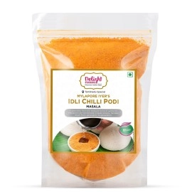 Delight Foods Mylapore Iyer\'s Idli Chilly Podi 350g - Ready Masalas | Mixed Spices | Tamil Nadu Special | No Preservatives | Masala