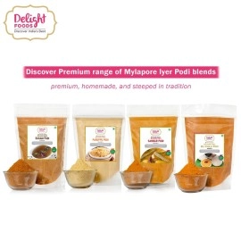 Delight Foods Mylapore Iyer\'s Rasam Podi 350g - Ready Masalas | Mixed Spices | Tamil Nadu Special | NO PRESERVATIVES