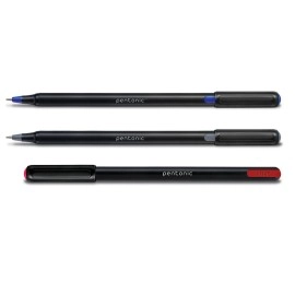 Pentonic Linc Ball Point Pen (0.7 mm, Blue Black & Red Ink, Pack of 10) (LNPTPAS10BP)