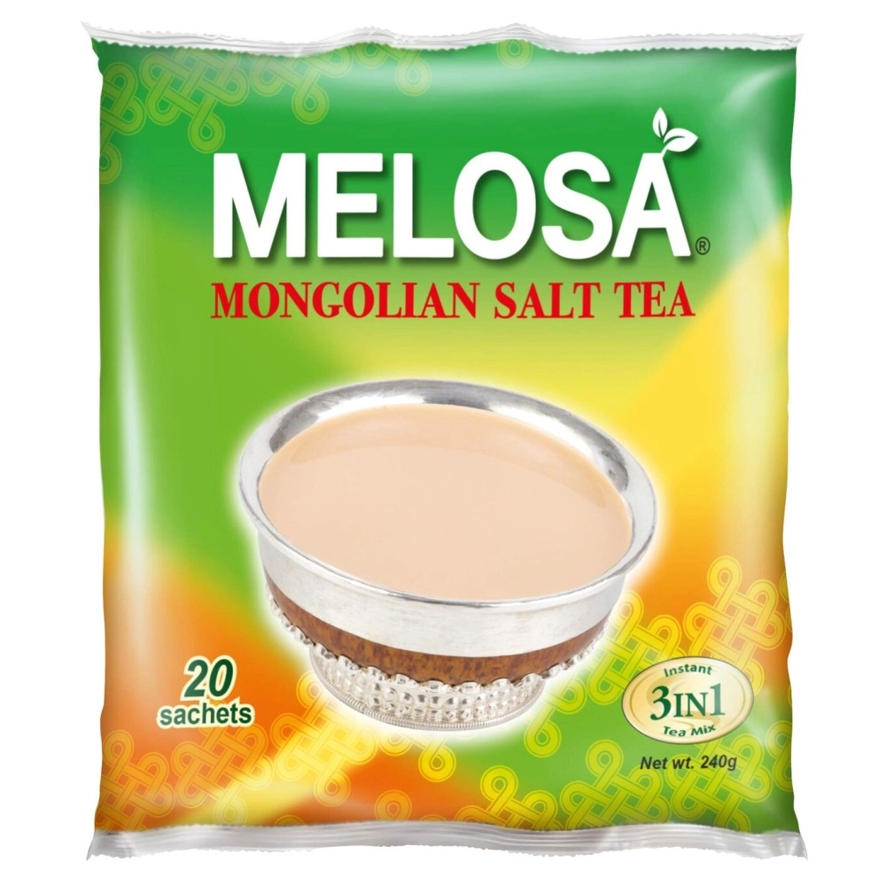 MELOSA, Mongolian Salt Tea Butter Tea PO Cha. Instant 3 in 1 Tea Mix g, 240 Gram