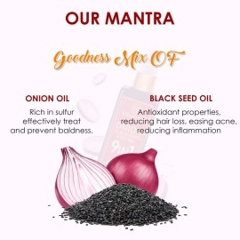 Newish Onion Black Seed Hair Oil With (COMB APPLICATOR) Best Use For Control Hair Fall & Dandruff | Free From All Harmful Chemicals | Synthetic Fragrance (Size 200ml (Pack -2)