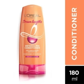 LOral Paris Conditioner, Nourishes, Repair & Shine, For Long and Lifeless Hair, Dream Lengths, 180ml