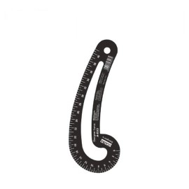 KHYATI Tailoring and Fashion Designing Scale Set - Hard Plastic French Curve and Designer Curve (Colar/Armhole) - Sewing/Tailoring Material - Set of 2