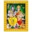 Pavan Photo Laminations Shiv Parivar Family Siva Parvati Lord Shiva Wall Painting Framed Home Decor (Wood,Matte,Gold,Small Size,6 x 8 Inch) R145S