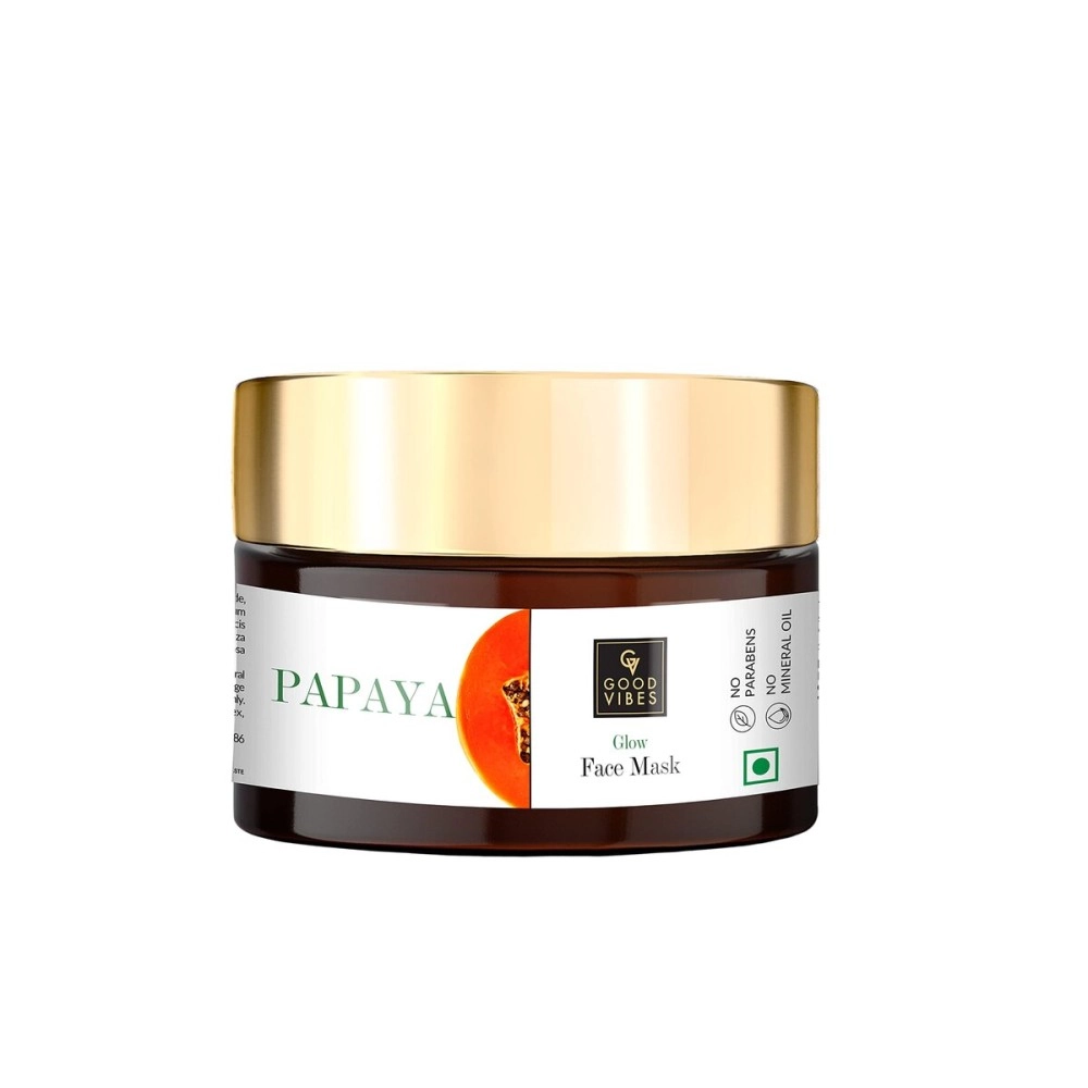 Good Vibes Papaya Glow Face Mask, 50 g
