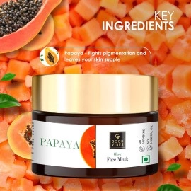 Good Vibes Papaya Glow Face Mask, 50 g