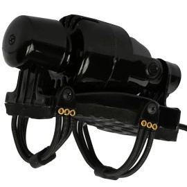 MCP Powerful Black Electric Handheld Double Speed Floating Action Massager for head & body pain relief (Black)