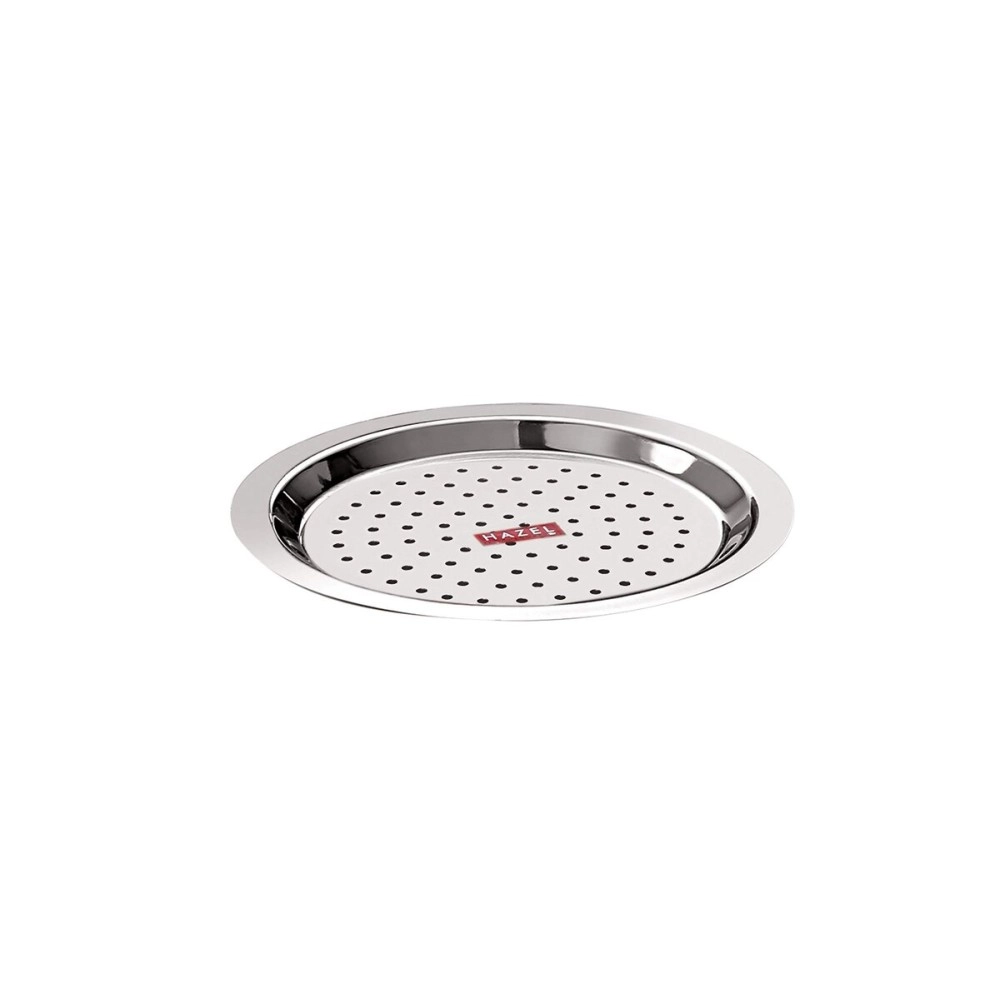 HAZEL Stainless Steel Cover Lid with Hole Chiba Ciba for Topes Pots, 18.5 cm, Silver