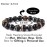 Reiki Crystal Products Sulemani Hakik Bracelet for Unisex Adult (Black)