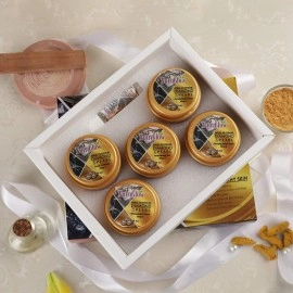 NutriGlow Platinum Diamond Gold and Pearl Facial kit 6-Pieces Skin Care Kit For Women, 250 gm+10ml