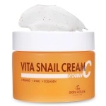 THE SKIN HOUSE since 1979 Vita Snail Cream 50Ml (1.69 Fl.Oz) 90% Of Natural Snail Mucin, 2% Of Niacinamide, Vitamin C+ Vitamin E| Clean Beauty, Paraben Free, Cruelty Free