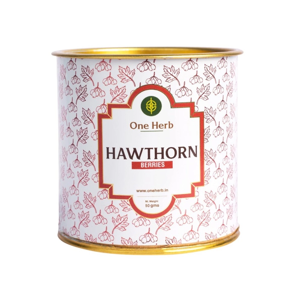 One Herb - Hawthorn Berry Fruit Tea 50g for Good Heart, Supports Healthy Blood Pressure and Prevents Hair Loss.